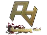 Sticker | Rare Atom (Gold) | Shanghai 2024