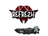 Sticker | refrezh (Glitter) | Antwerp 2022
