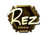 Sticker | REZ (Gold) | London 2018