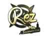 Sticker | REZ (Gold) | Stockholm 2021