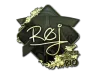 Sticker | roeJ (Gold) | Rio 2022