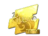 Sticker | RUBINO (Gold) | Atlanta 2017