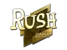 Sticker | RUSH (Gold) | Boston 2018
