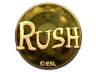 Sticker | RUSH (Gold) | Katowice 2019