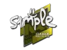 Sticker | s1mple | Boston 2018