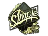 Sticker | s1mple (Gold) | Rio 2022
