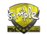 Sticker | s1mple | Krakow 2017