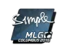 Sticker | s1mple | MLG Columbus 2016