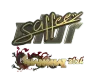 Sticker | saffee (Gold) | Shanghai 2024