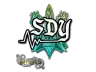 Sticker | sdy (Glitter) | Paris 2023
