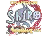 Sticker | sh1ro (Holo, Champion) | Shanghai 2024