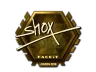 Sticker | shox (Gold) | London 2018