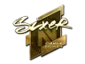 Sticker | SIXER (Gold) | Boston 2018