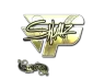 Sticker | skullz (Gold) | Paris 2023