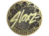 Sticker | slaxz- (Gold) | Cologne 2026