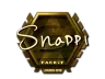 Sticker | Snappi (Gold) | London 2018