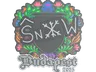 Sticker | snow (Embroidered) | Budapest 2025