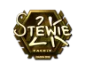 Sticker | Stewie2K (Gold) | London 2018