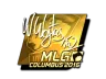 Sticker | TaZ (Gold) | MLG Columbus 2016