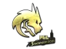 Sticker | Team Spirit (Gold) | Stockholm 2021