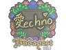 Sticker | Techno4K (Embroidered) | Budapest 2025
