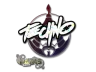 Sticker | Techno4K (Glitter) | Paris 2023