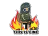 Sticker | This Is Fine (CT)