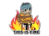 Sticker | This Is Fine (H)