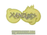Sticker | XANTARES | Copenhagen 2024