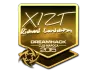 Sticker | Xizt (Gold) | Cluj-Napoca 2015