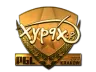 Sticker | Xyp9x (Gold) | Krakow 2017