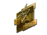 Sticker | Zeus (Gold) | Boston 2018