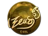 Sticker | Zeus (Gold) | Katowice 2019