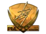 Sticker | Zeus (Gold) | Krakow 2017