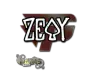 Sticker | zevy (Glitter) | Paris 2023