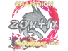 Sticker | zont1x (Glitter, Champion) | Shanghai 2024