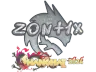 Sticker | zont1x (Glitter) | Shanghai 2024
