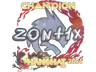 Sticker | zont1x (Holo, Champion) | Shanghai 2024
