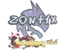 Sticker | zont1x (Holo) | Shanghai 2024