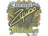 Sticker | ZywOo (Champion) | Budapest 2025