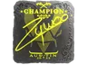 Sticker | ZywOo (Foil, Champion) | Austin 2025