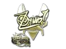 Sticker | ZywOo (Gold, Champion) | Paris 2023