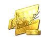 Sticker | flamie (Gold) | Atlanta 2017