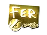 Sticker | fer (Gold) | Cologne 2015