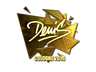 Sticker | denis (Gold) | Cologne 2016