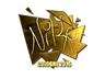 Sticker | NiKo (Gold) | Cologne 2016