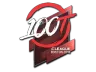 Sticker | 100 Thieves | Boston 2018
