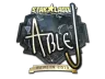 Sticker | ableJ (Gold) | Berlin 2019