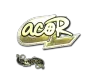 Sticker | acoR (Gold) | Paris 2023