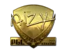 Sticker | aizy (Gold) | Krakow 2017
